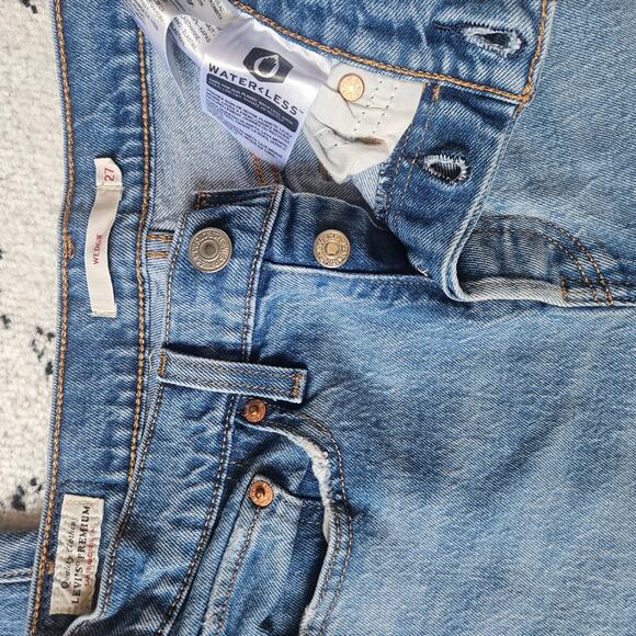 Levi's Wedgie Tapered Leg High Rise Ankle Jeans Size 27 - Picture 6 of 13